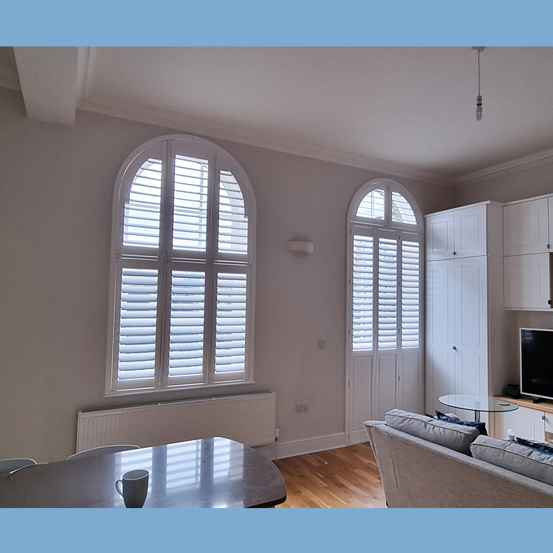 arched window shutters
