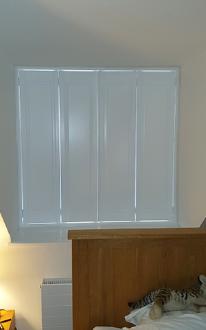 solid panel shutters