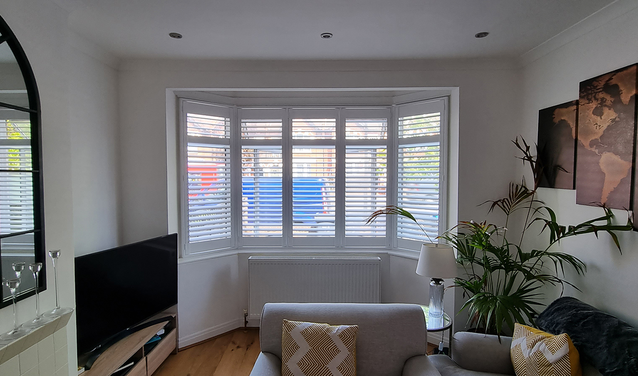 shutter blinds living room